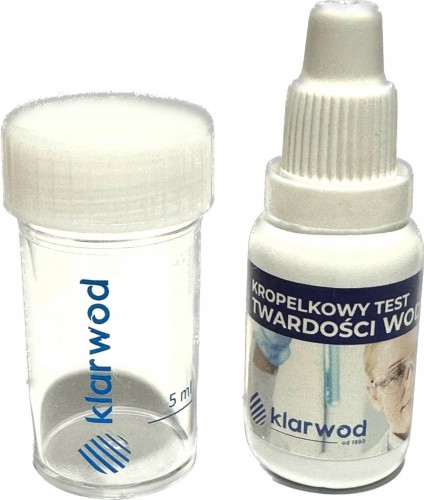 TEST KROPELKOWY TESTER JAKOŚCI TWARDOŚCI WODY