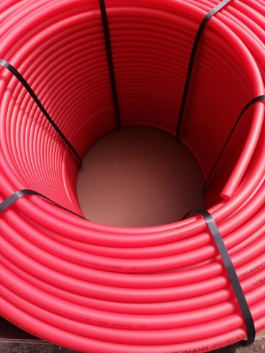 RURA DO PODŁOGÓWKI 16X2mm CZERWONA 600m VIESSMANN