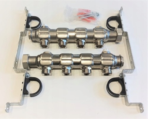 Viessmann rozdzielacz HK 4 obwody stal 242 mm