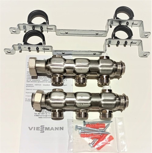 Viessmann rozdzielacz HK 3 obwody stal szlachetna