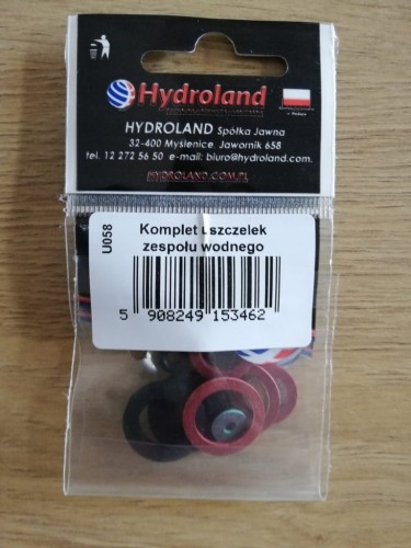 Komplet uszczelek zespołu wodnego Hydroland U058