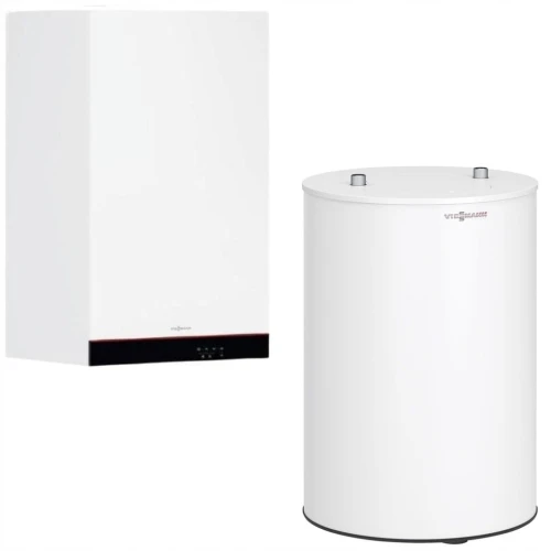 Kocioł piec gazowy Viessmann Vitodens 050-W 19 kW + zasobnik Vitocell 120l
