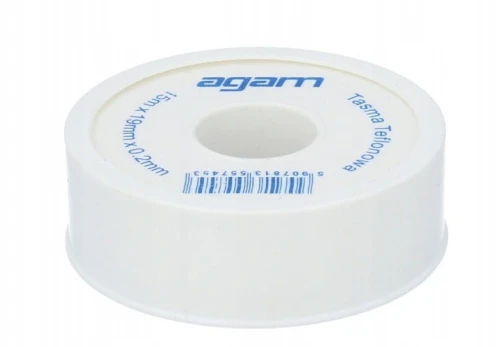 TAŚMA TEFLONOWA do gwintów 19mm*0.20mm*10mb PTFE